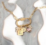 Charm Bar - Carabiner Necklace