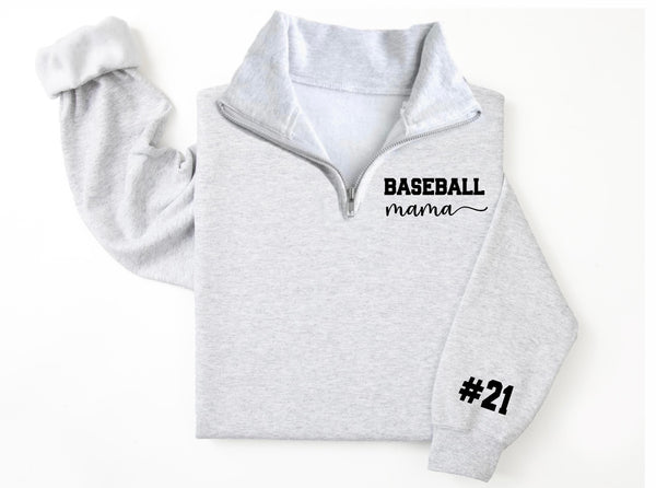 Baseball Mama Pull Over