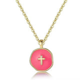 Colorful Cross Necklace