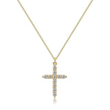 CZ Cross Necklace