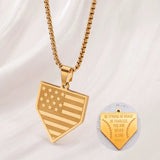 Joshua 1:9 Baseball Chain