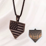 Joshua 1:9 Baseball Chain