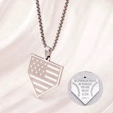 Joshua 1:9 Baseball Chain