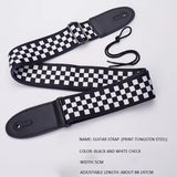 Checkered Beach Bag Strap Set