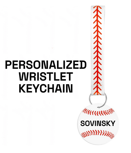 Personalized Wristlet Keychain
