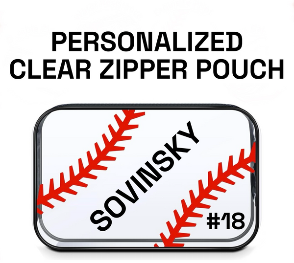 Personalized Clear Zipper Pouch