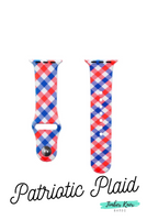 Patriotic Plaid - 38/40mm Watch Band