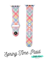 Spring Time Plaid - 38/40mm Watch Band