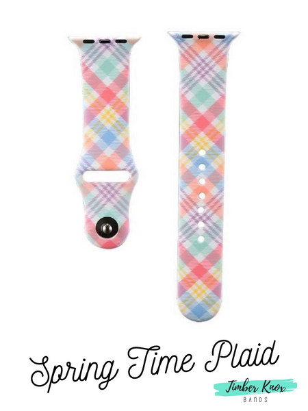 Spring Time Plaid - 38/40mm Watch Band